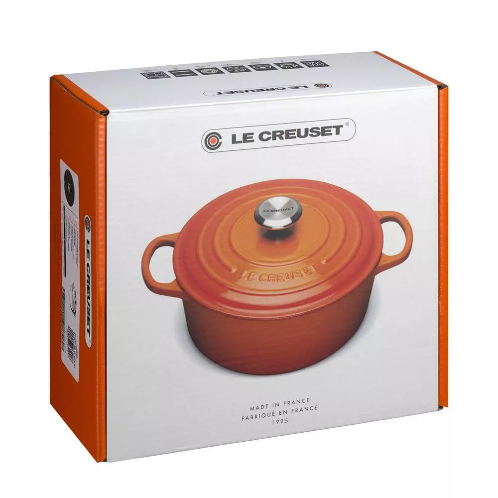 Le Creuset Signature Volcanic Cast Iron Round Casserole 28cm